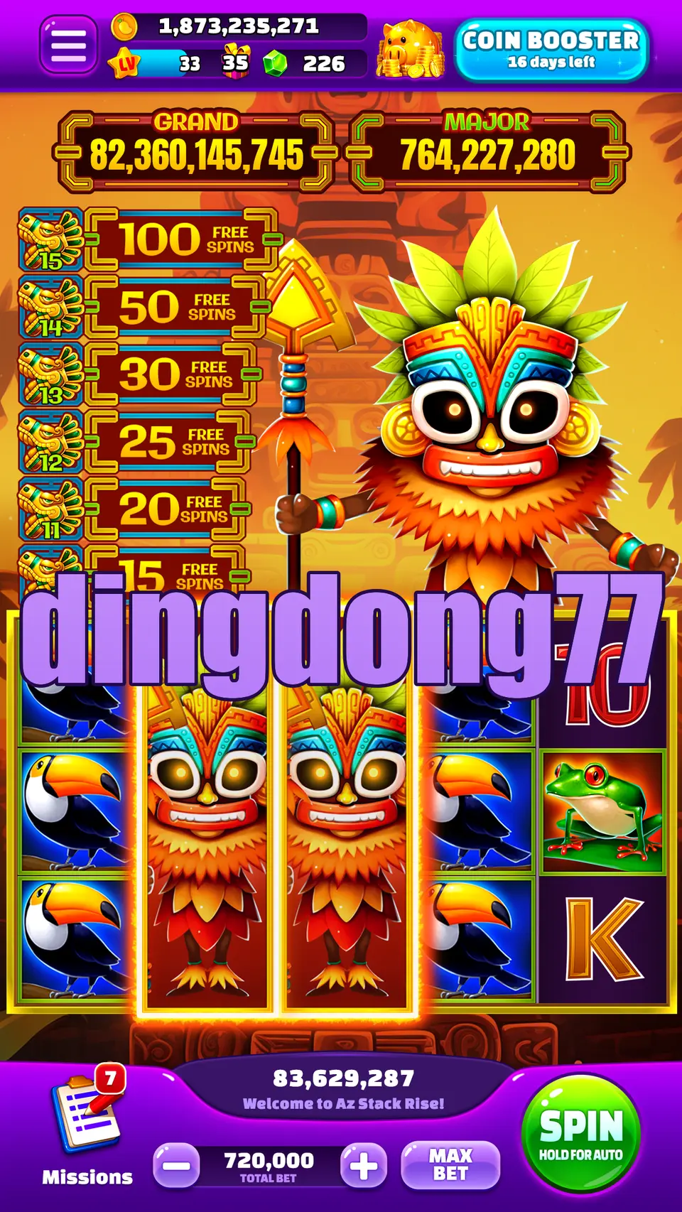 dingdong77 Masuk